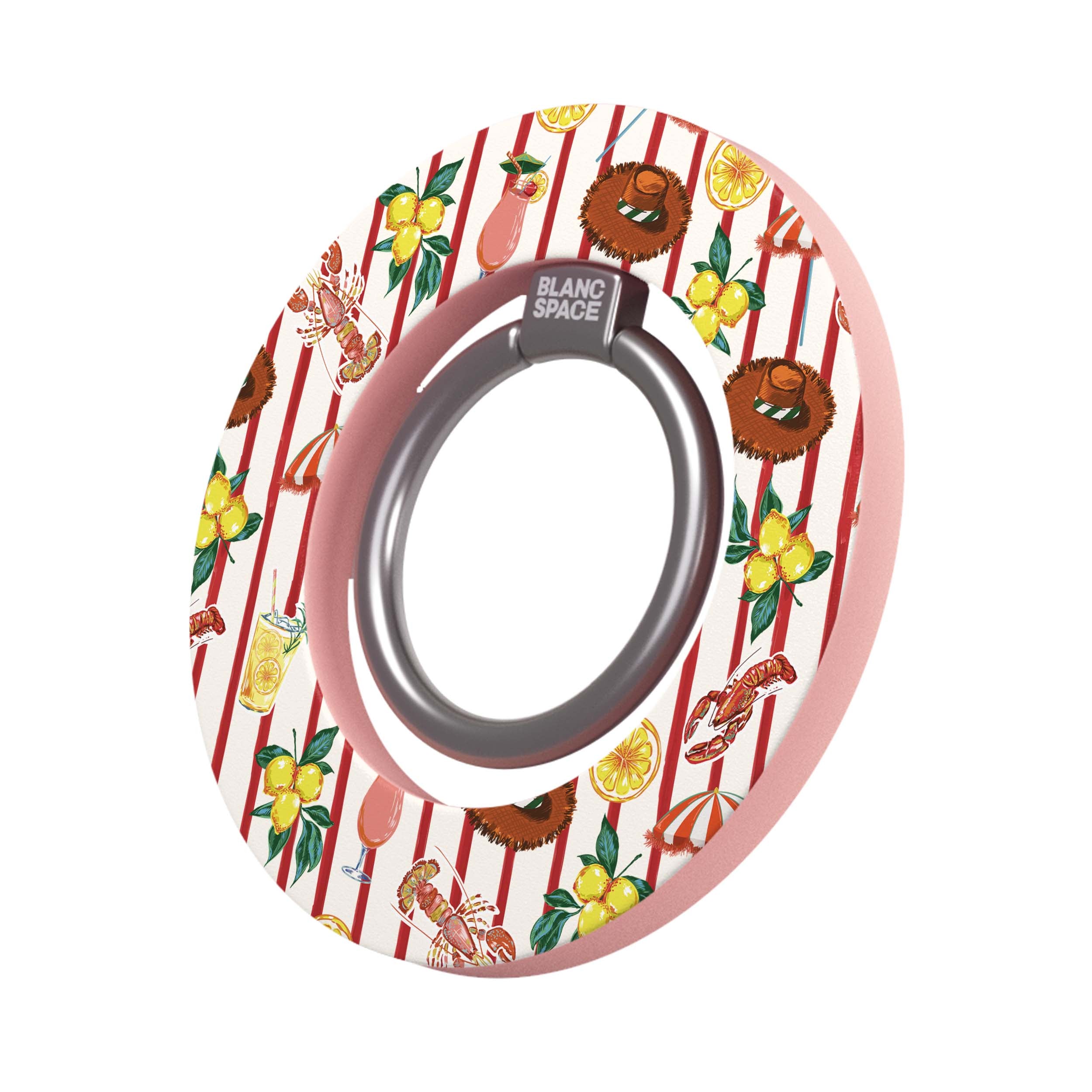 Seafood Pattern Magsafe Grip Magsafe Grip Pink