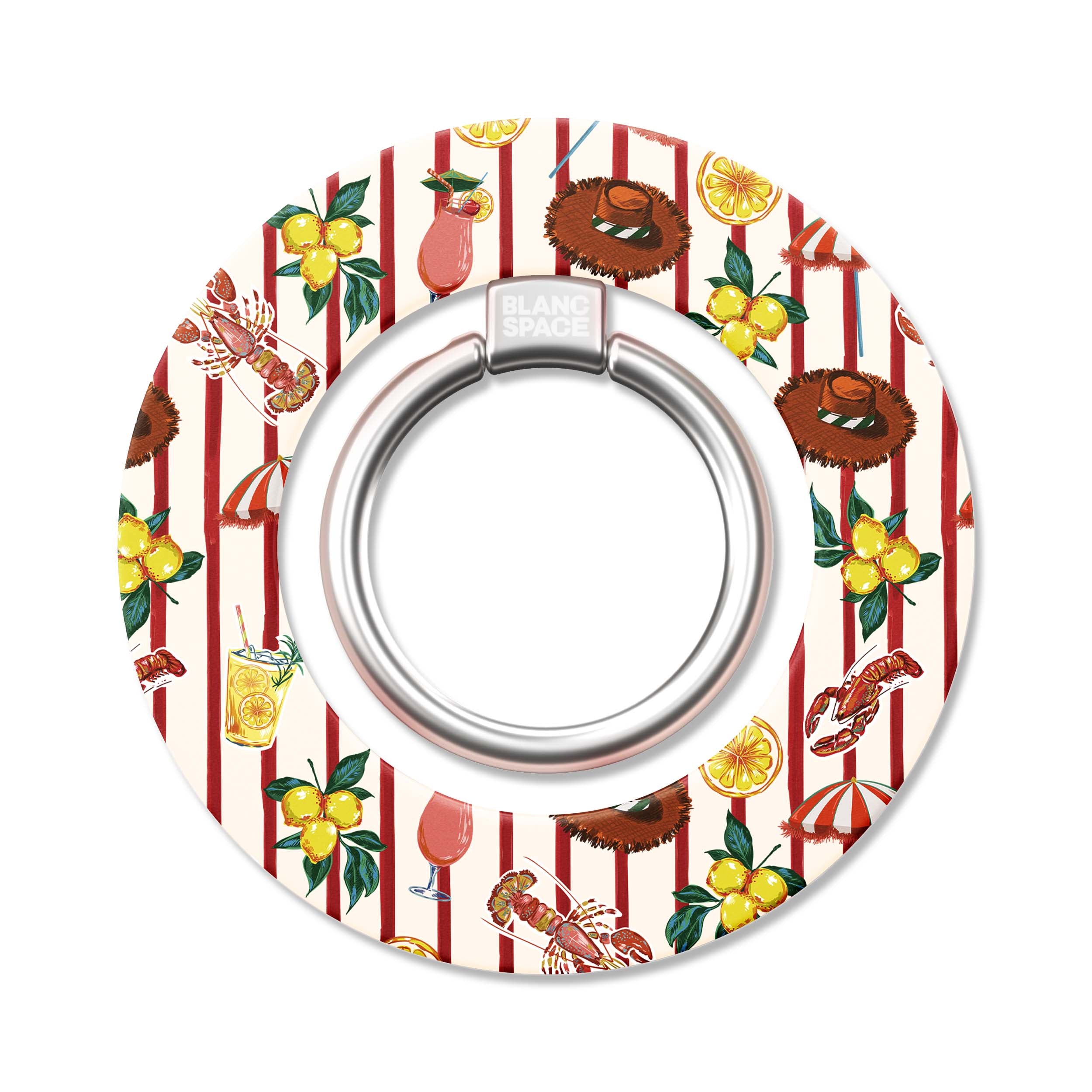 Seafood Pattern Magsafe Grip Magsafe Grip Pink