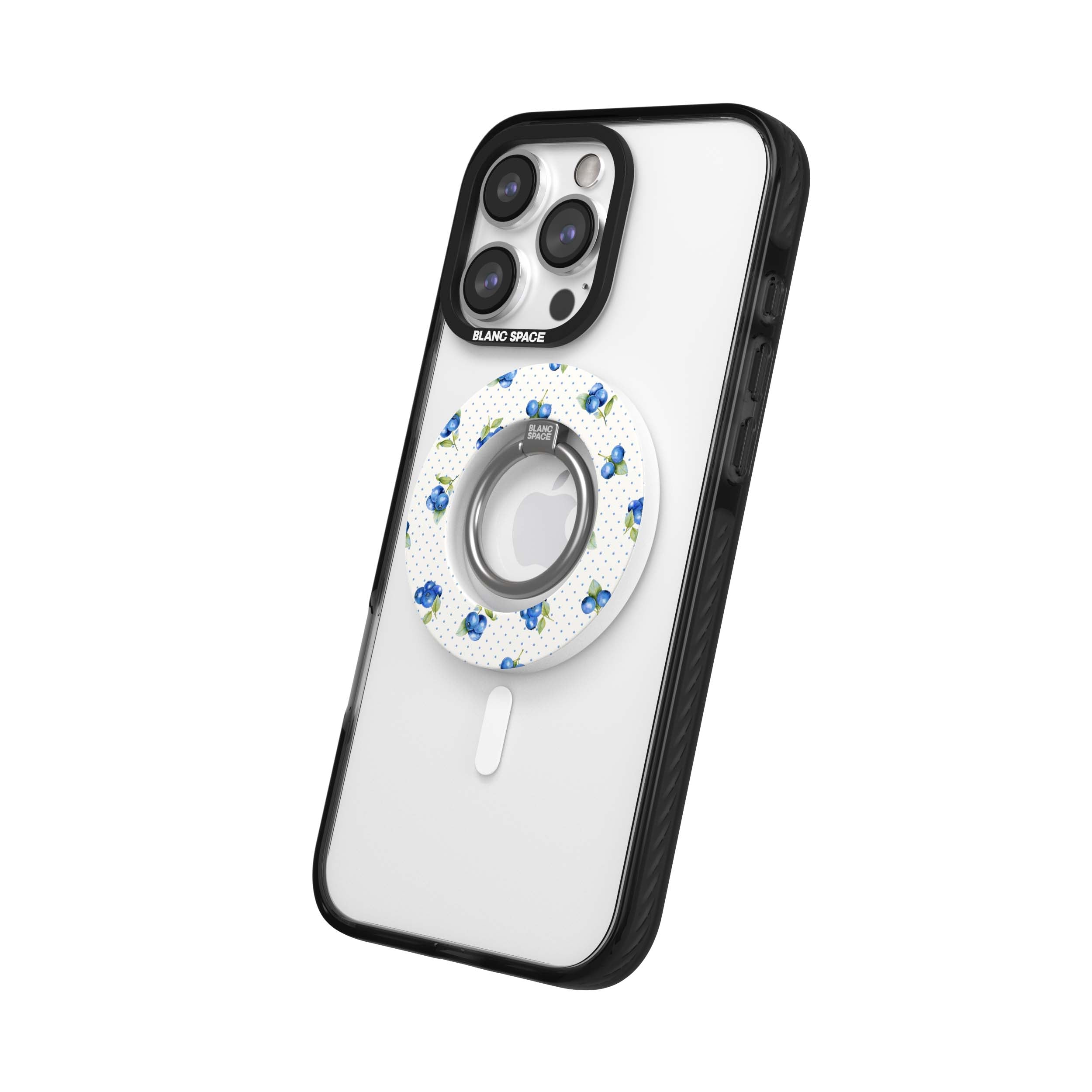 Blueberry Dot Magsafe Grip Magsafe Grip White