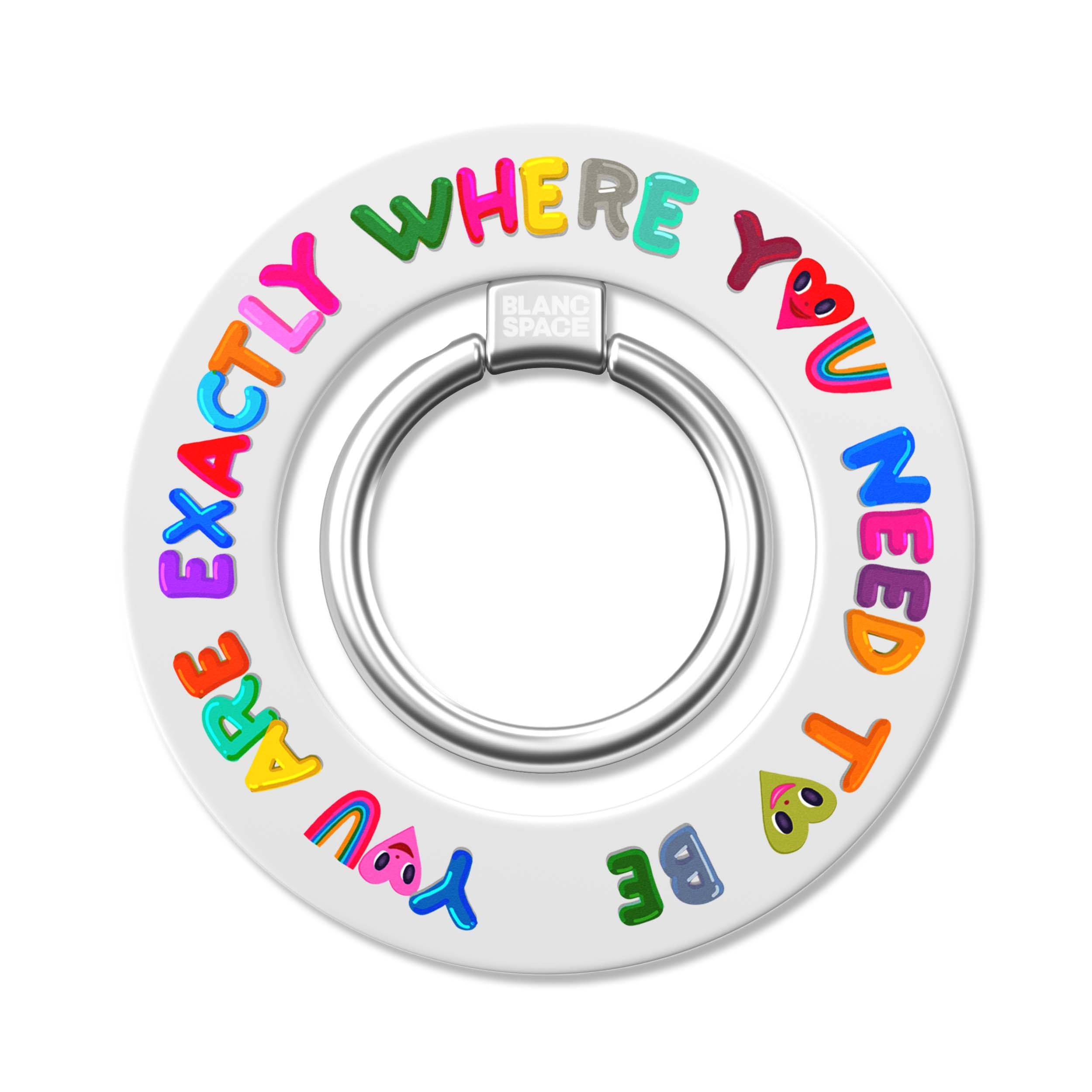 Oil Painted Hearts Magsafe Grip Magsafe Grip White