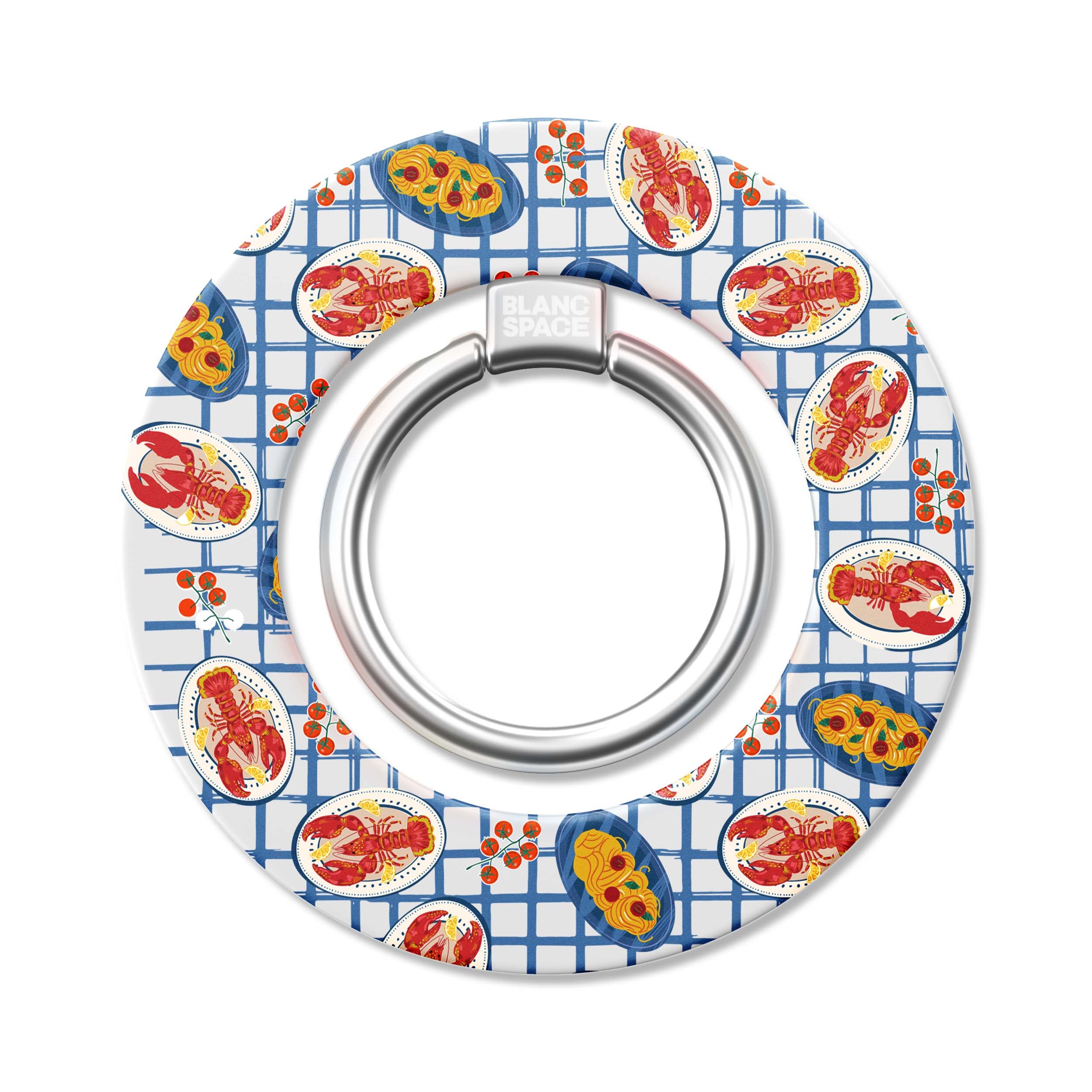 Seafood Pattern Magsafe Grip Magsafe Grip White