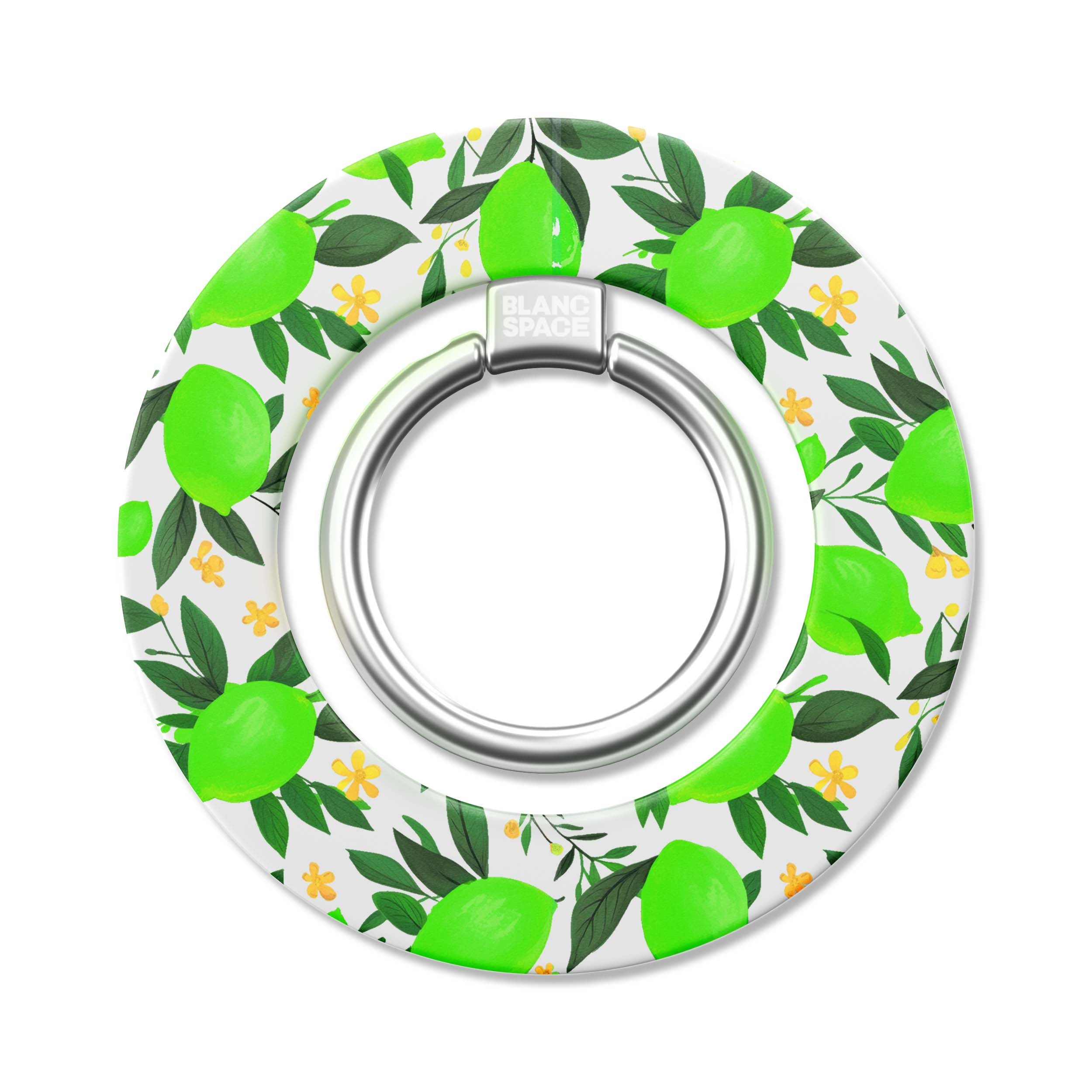 Lime Pattern Magsafe Grip Magsafe Grip White