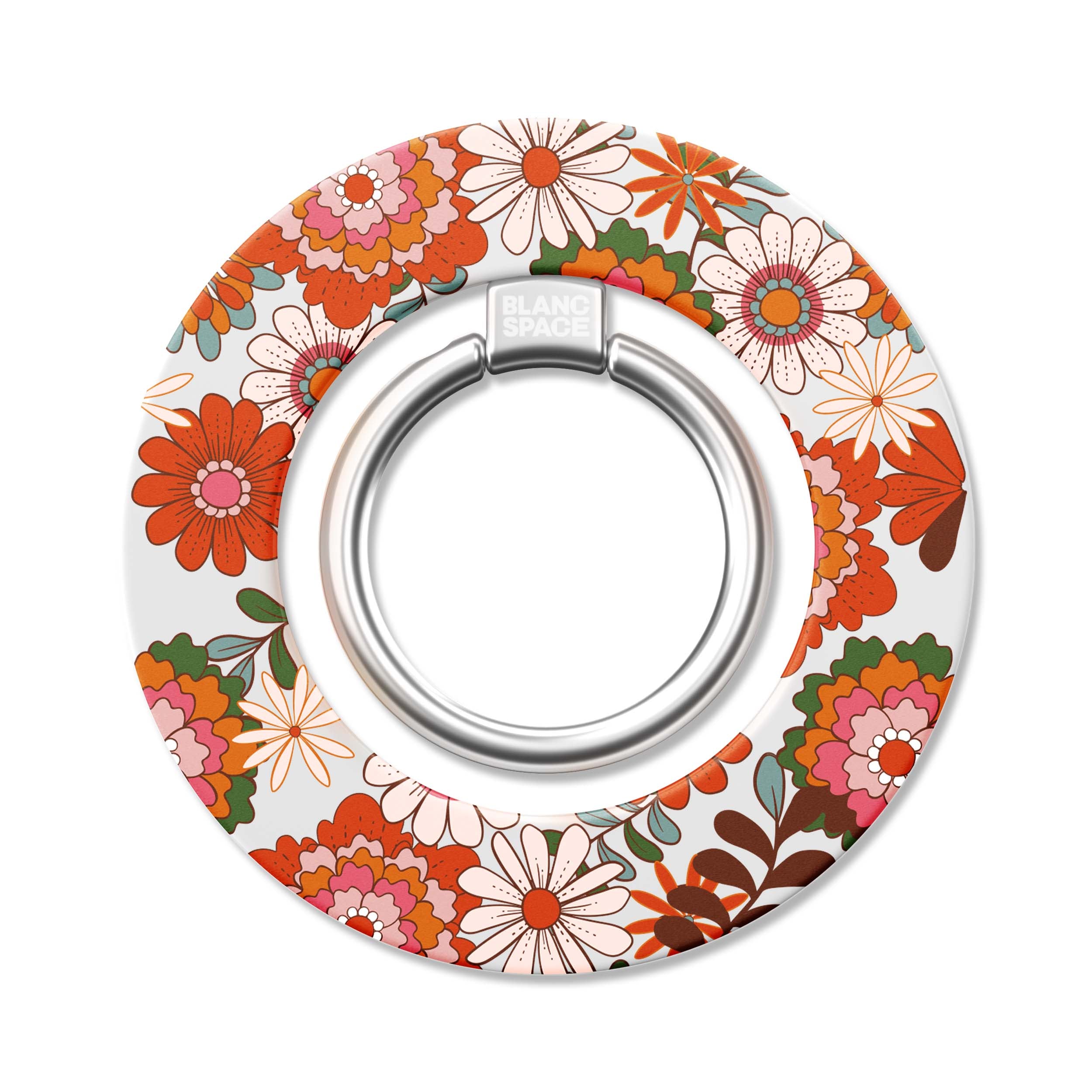 Seventies Bloom Magsafe Grip Magsafe Grip White