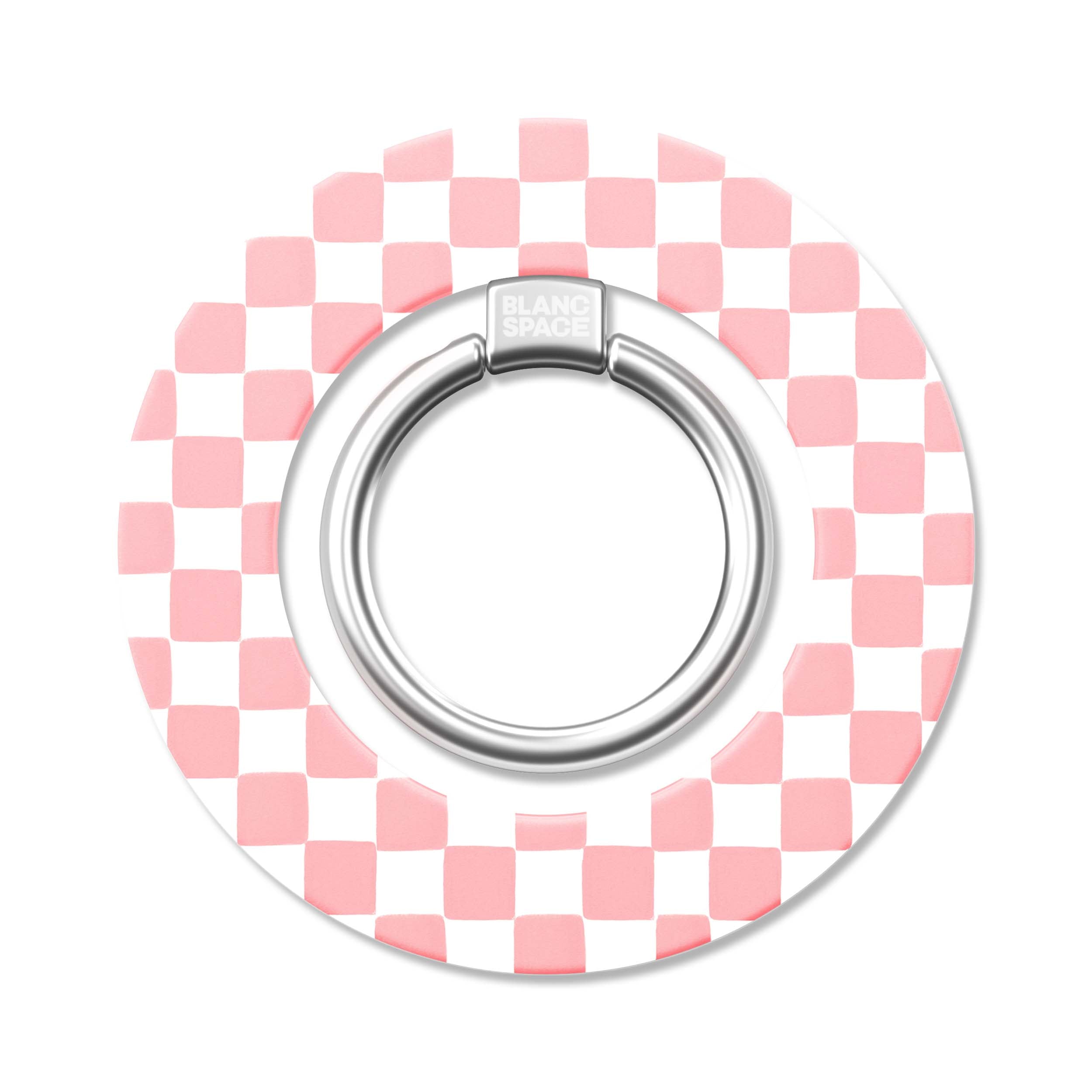 Coastal Italian Check Pattern Magsafe Grip Magsafe Grip White