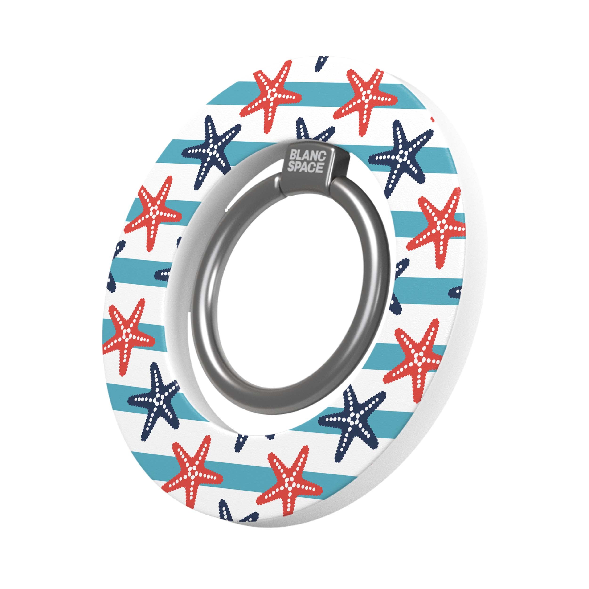 Coastal Italian Check Pattern Magsafe Grip Magsafe Grip White