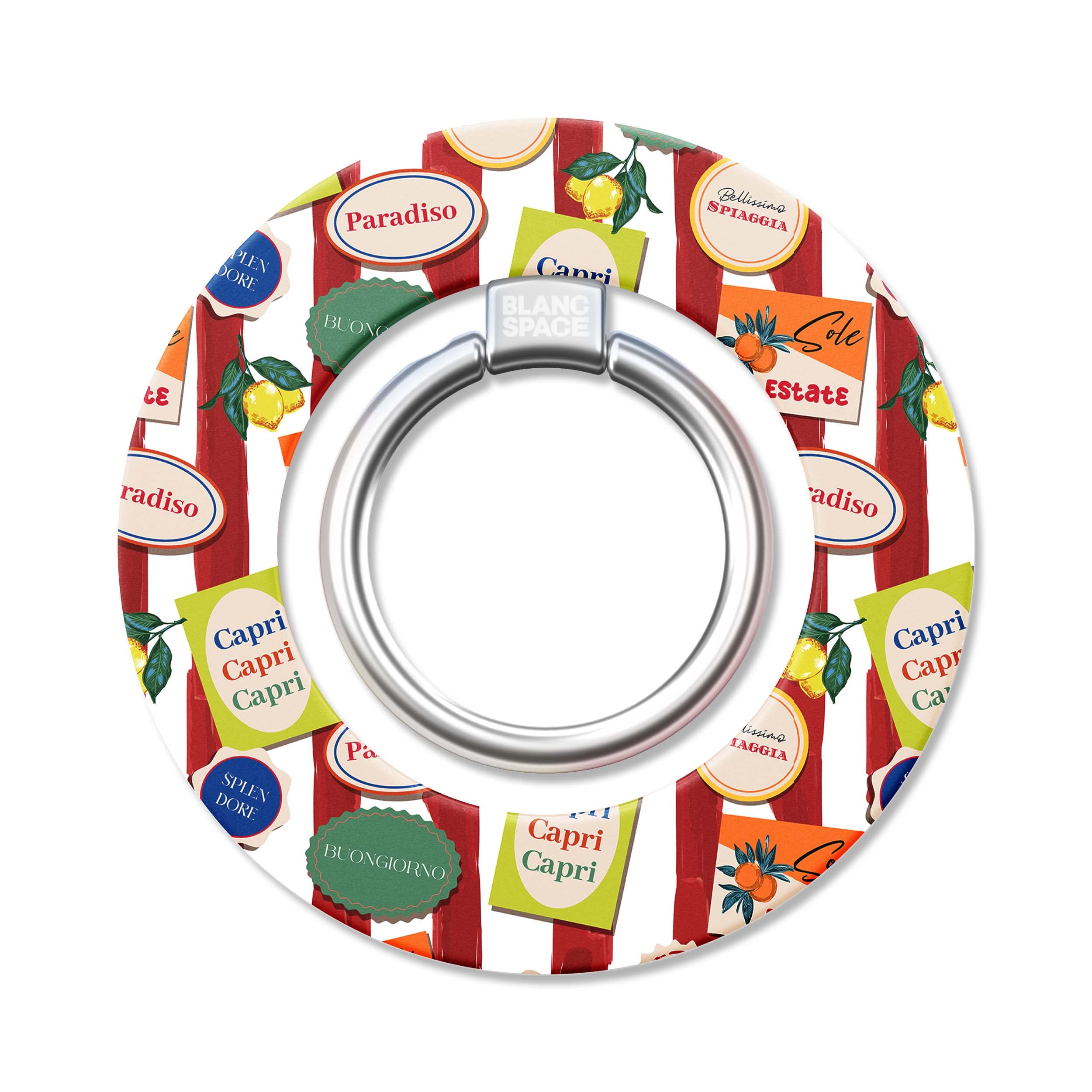 Seafood Pattern Magsafe Grip Magsafe Grip White