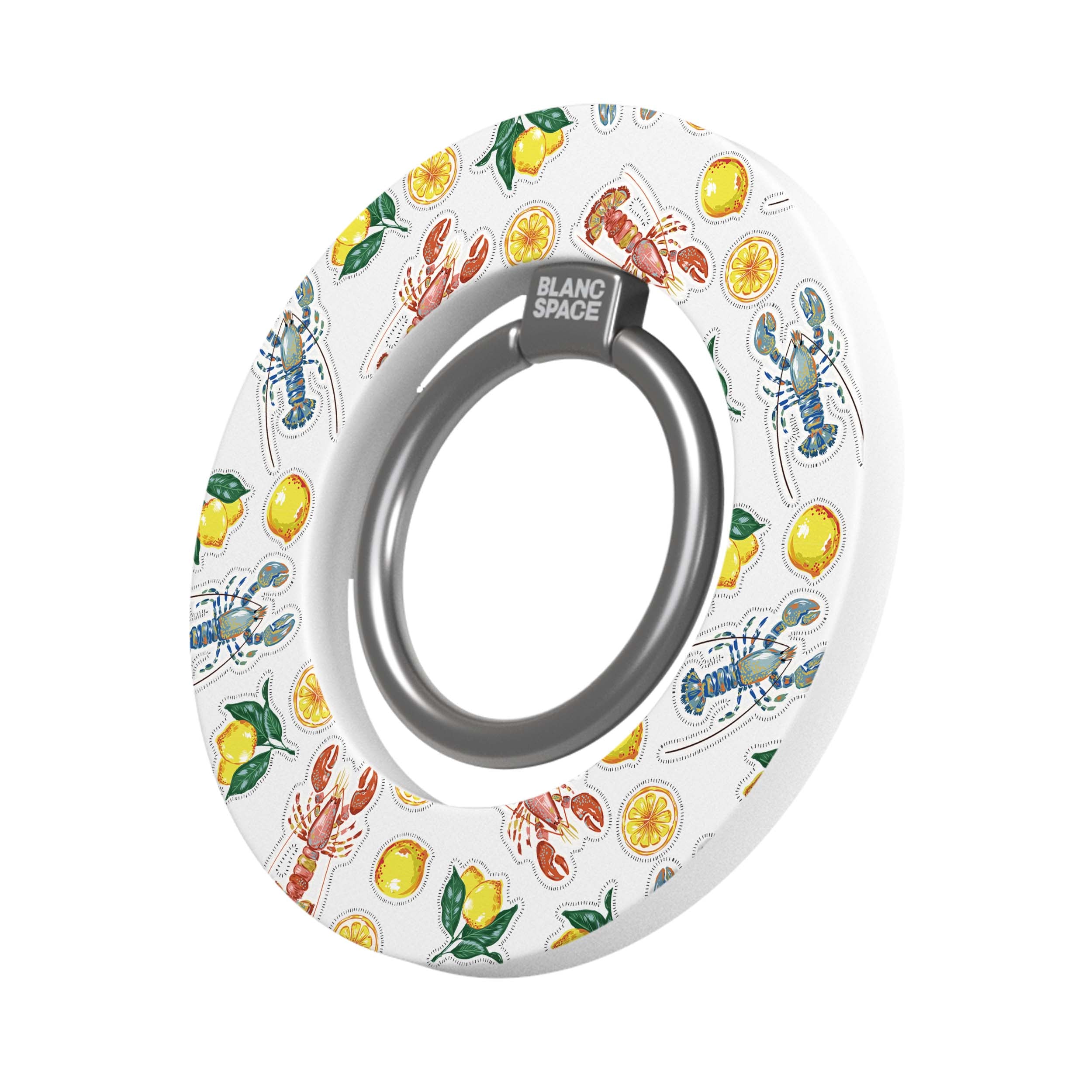 Seafood Pattern Magsafe Grip Magsafe Grip White