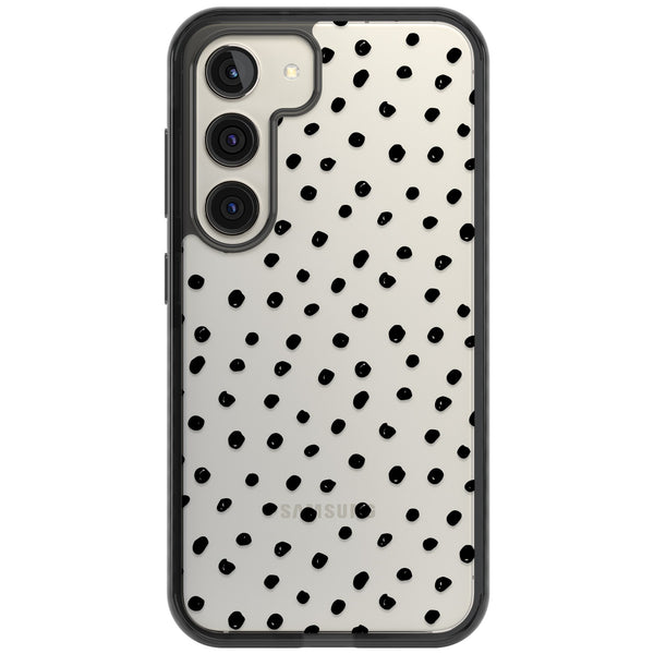 Messy Black Dot Pattern