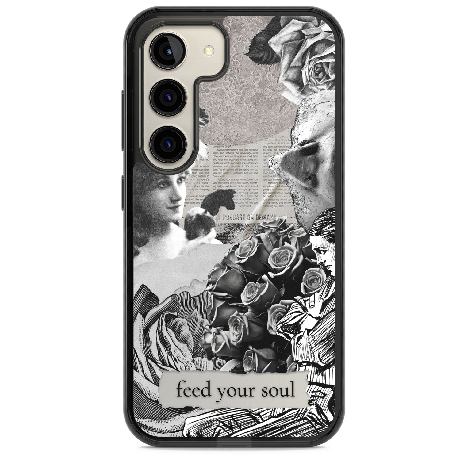 Feed Your Soul Impact Phone Case for Samsung Galaxy S24, Samsung Galaxy S23, Samsung Galaxy S22