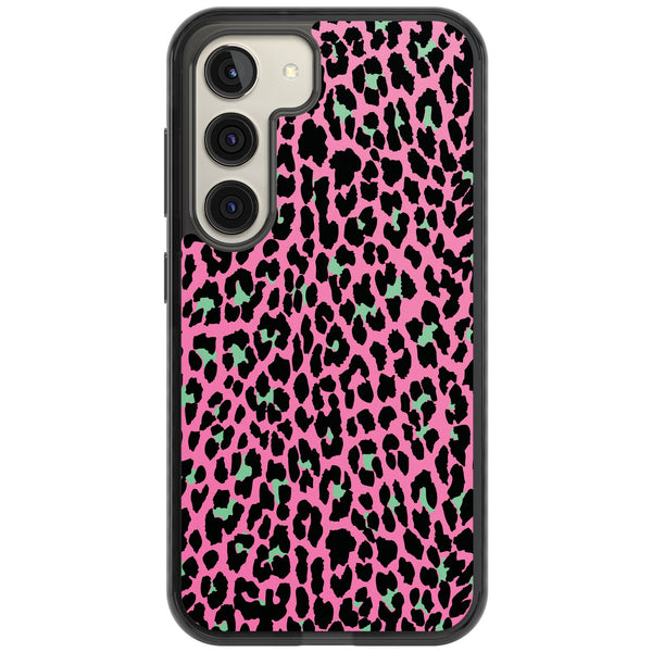 Pink & Green Leopard