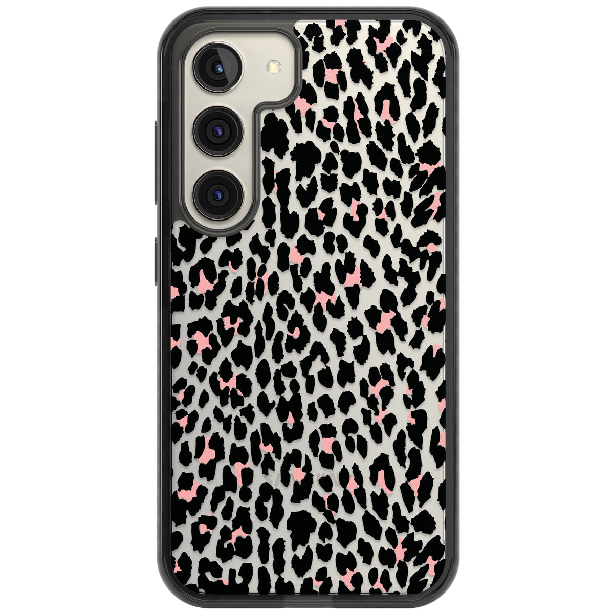 Tatty Leopard Samsung S22 / Samsung S22 Plus / Samsung S23 / Samsung S23 Plus / Samsung S24 / Samsung S24 Plus Impact Black Phone Case front