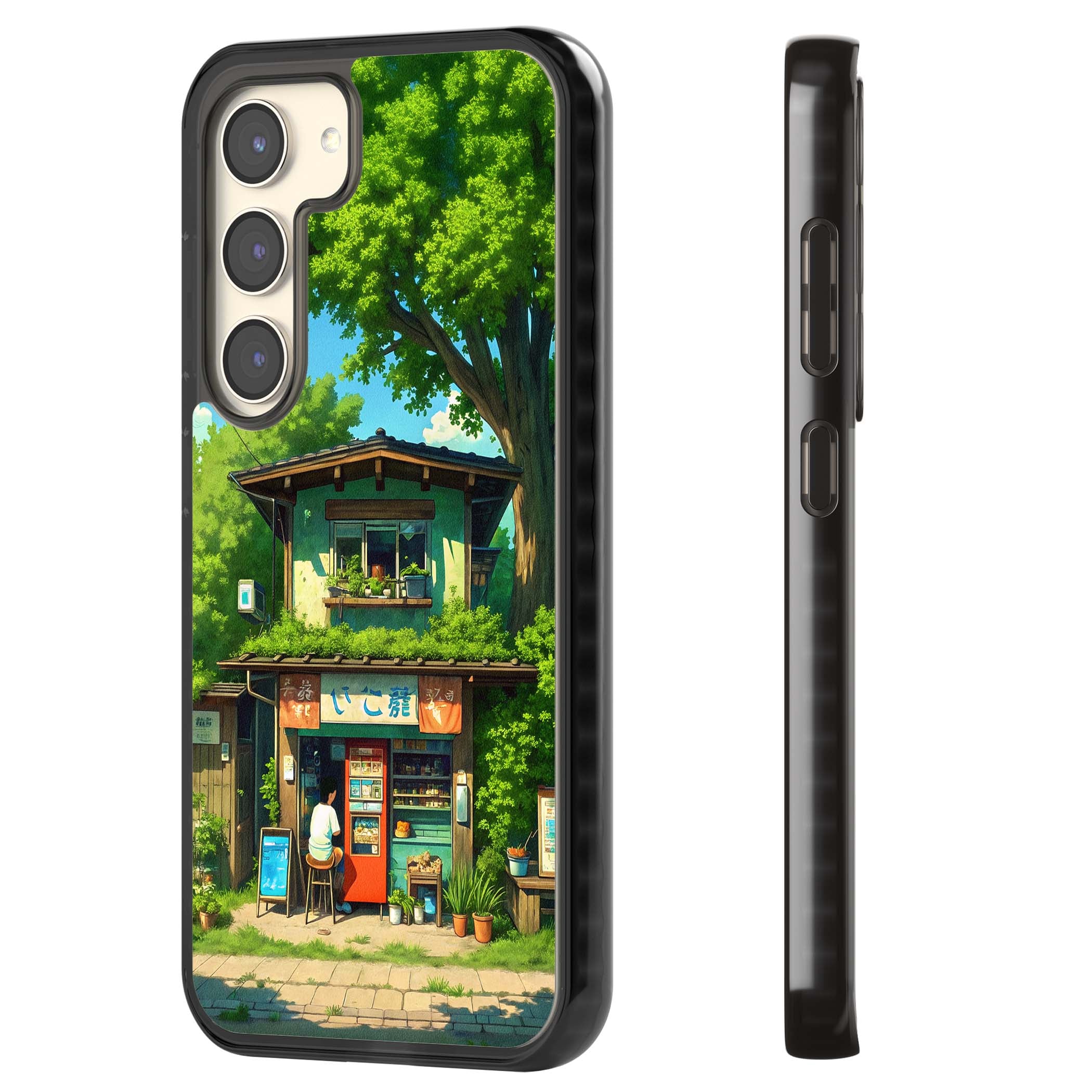 Countryside Kiosk for her iPhone case | Black Impact case for Samsung Galaxy S24, Samsung Galaxy S23, Samsung Galaxy S22