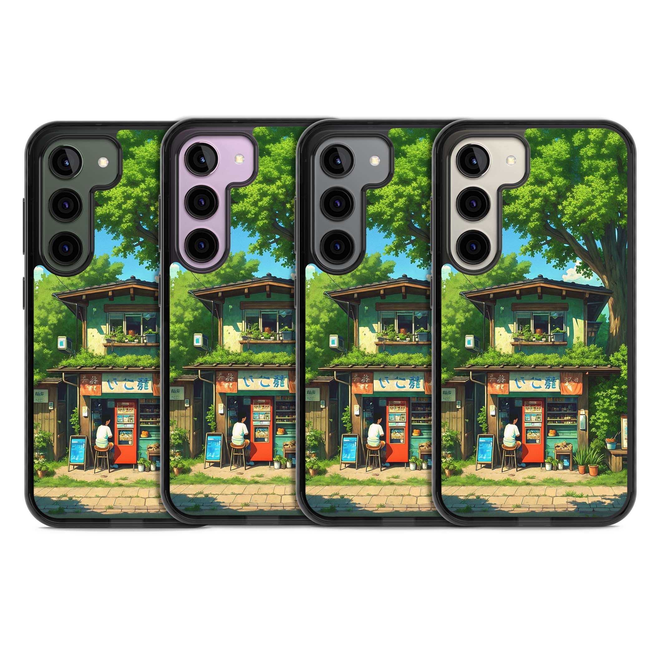 Countryside Kiosk for her iPhone case | Black Impact case for Samsung Galaxy S24, Samsung Galaxy S23, Samsung Galaxy S22