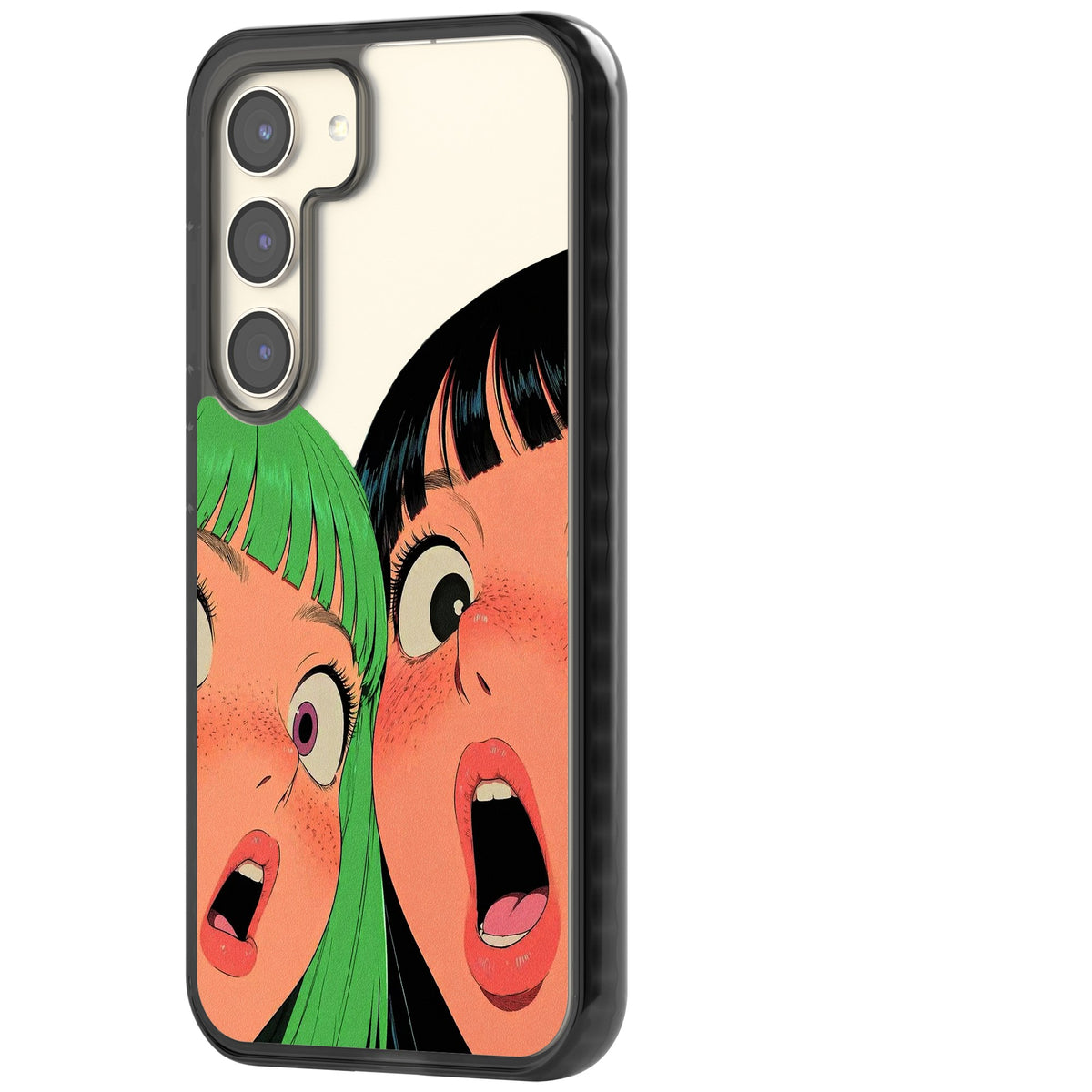 Gasp Samsung S22 / Samsung S22 Plus / Samsung S23 / Samsung S23 Plus / Samsung S24 / Samsung S24 Plus Impact Black Phone Case side