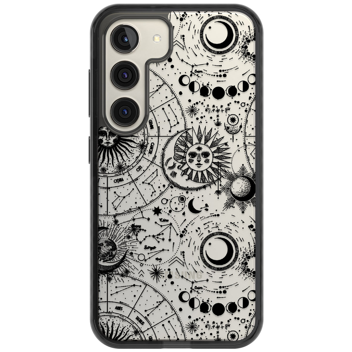 Astral Mystic Samsung S22 / Samsung S22 Plus / Samsung S23 / Samsung S23 Plus / Samsung S24 / Samsung S24 Plus Impact Black Phone Case front