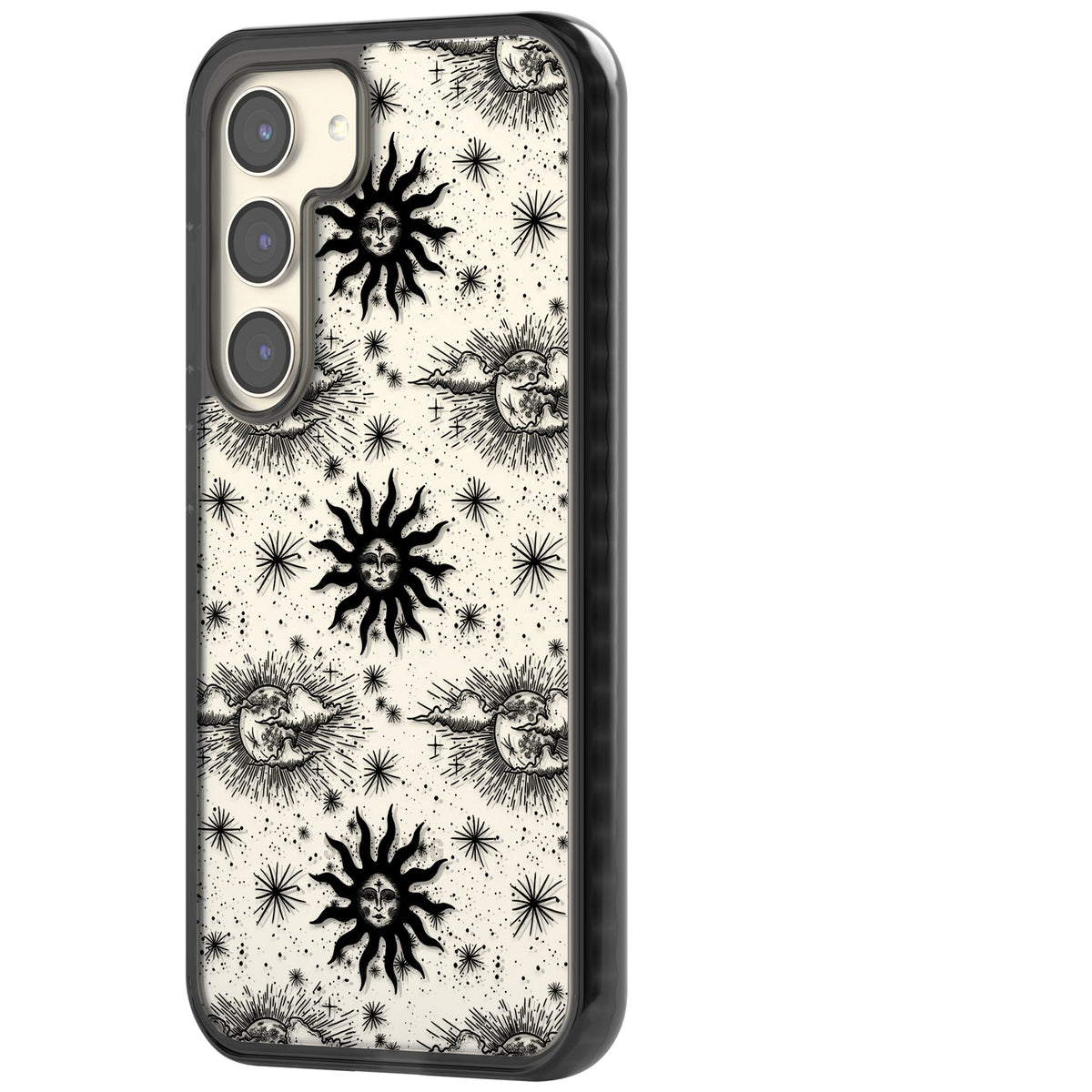 MERGE Samsung S22 / Samsung S22 Plus / Samsung S23 / Samsung S23 Plus / Samsung S24 / Samsung S24 Plus Impact Black Phone Case side