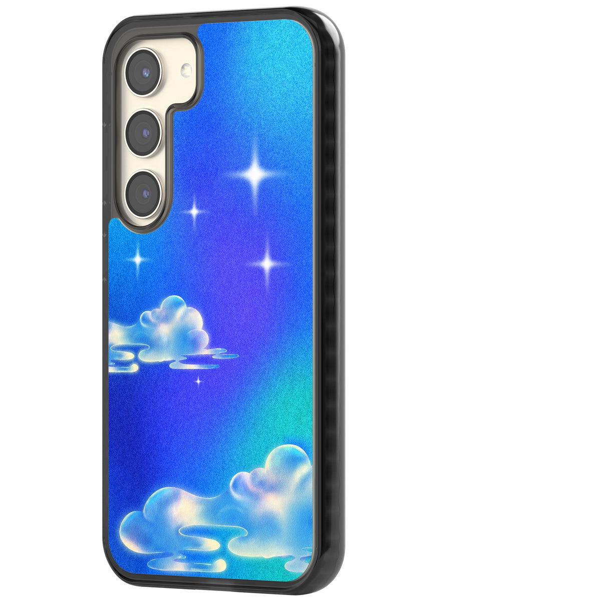 Aurora Samsung S22 / Samsung S22 Plus / Samsung S23 / Samsung S23 Plus / Samsung S24 / Samsung S24 Plus Impact Black Phone Case side