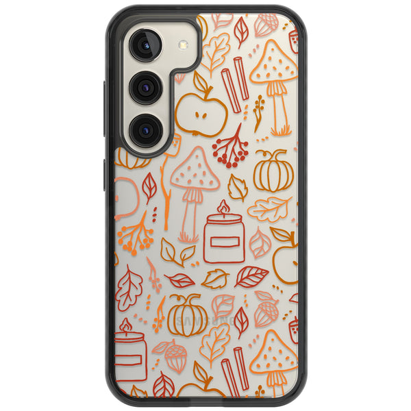 Autumn Line Pattern