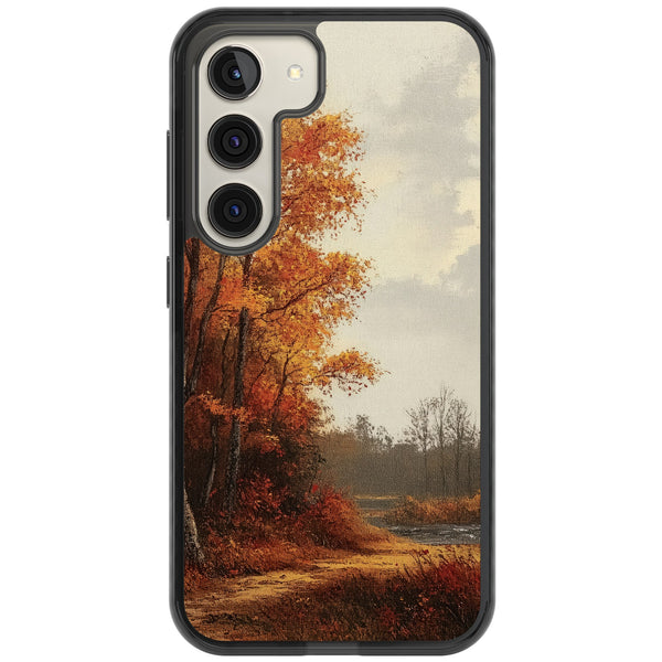 Vintage Autumn Oil Painting