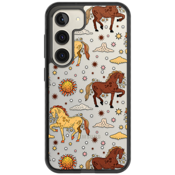 Boho Celestial Wild Horses