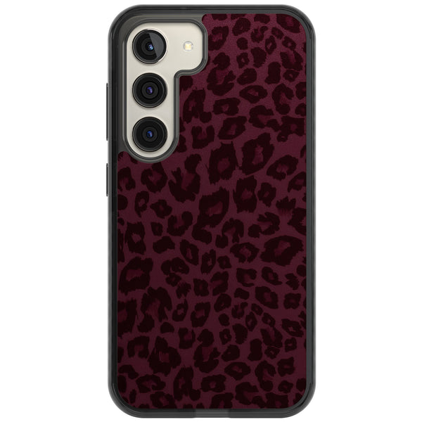 Burgundy Leopard