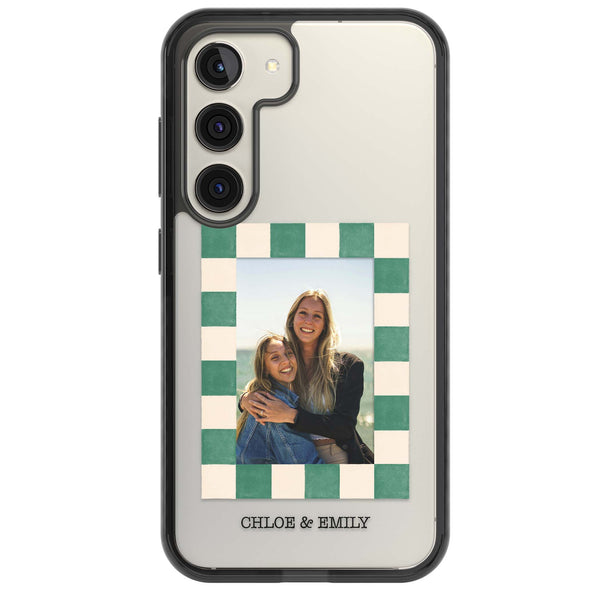 Personalised Seafoam Check Photo