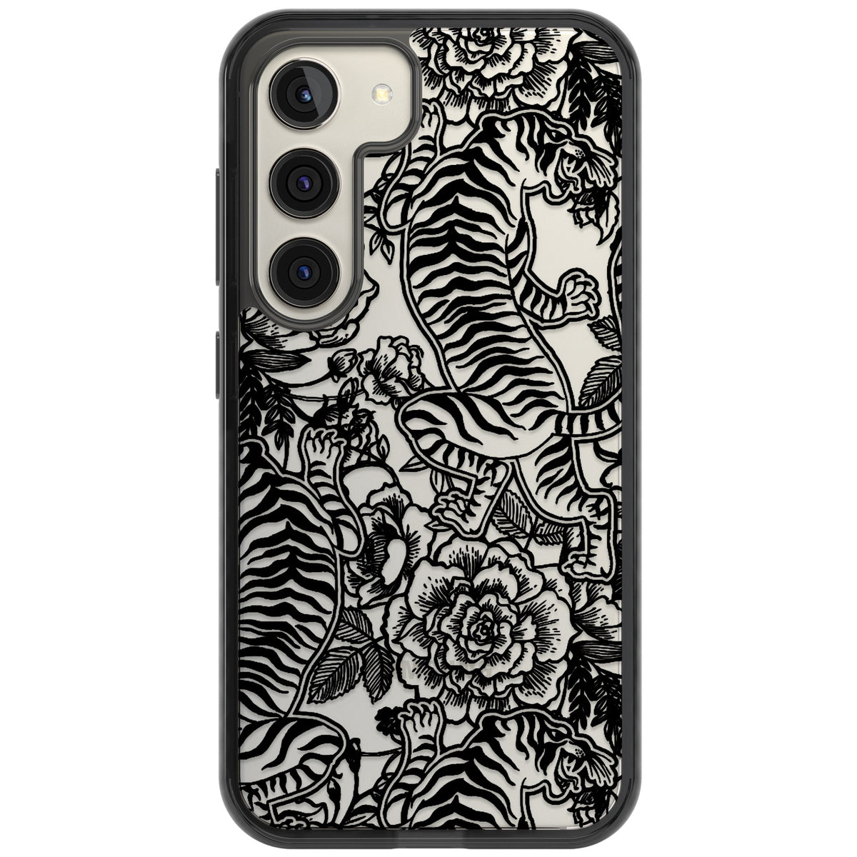 Tiger Dynasty Samsung S22 / Samsung S22 Plus / Samsung S23 / Samsung S23 Plus / Samsung S24 / Samsung S24 Plus Impact Black Phone Case front