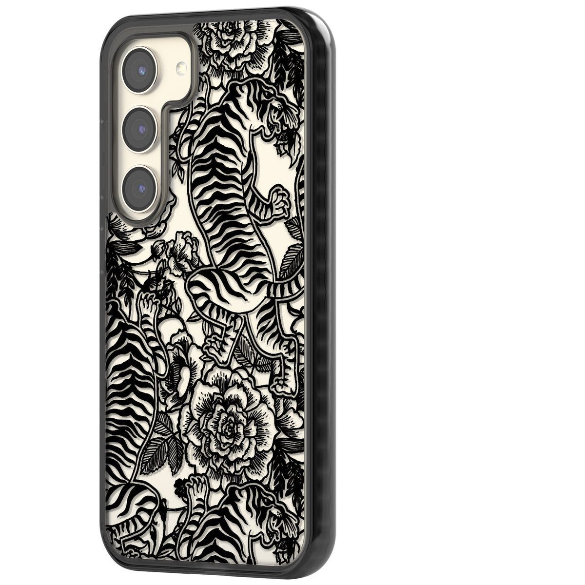 Tiger Dynasty Samsung S22 / Samsung S22 Plus / Samsung S23 / Samsung S23 Plus / Samsung S24 / Samsung S24 Plus Impact Black Phone Case side