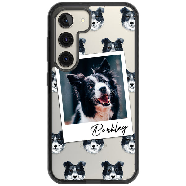 Personalised Border Collie Instant Camera Photo