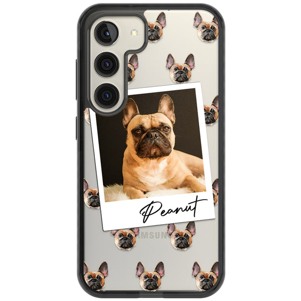 Personalised Tan French Bulldog Instant Camera Photo