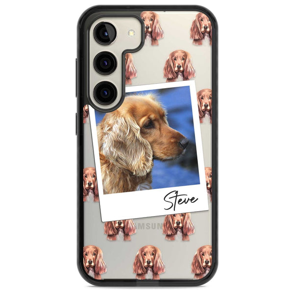Personalised Cocker Spaniel Instant Camera Photo