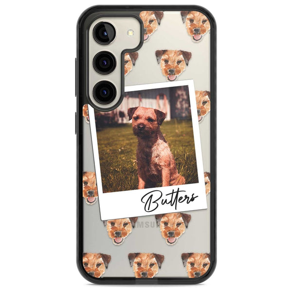 Personalised Border Terrier Instant Camera Photo