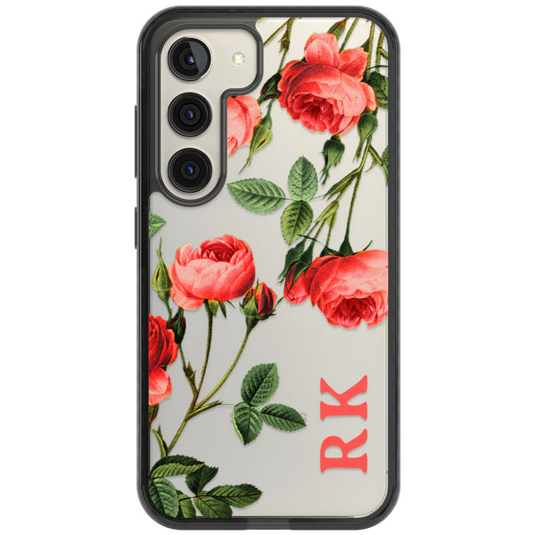 Personalised Vintage Floral Rose