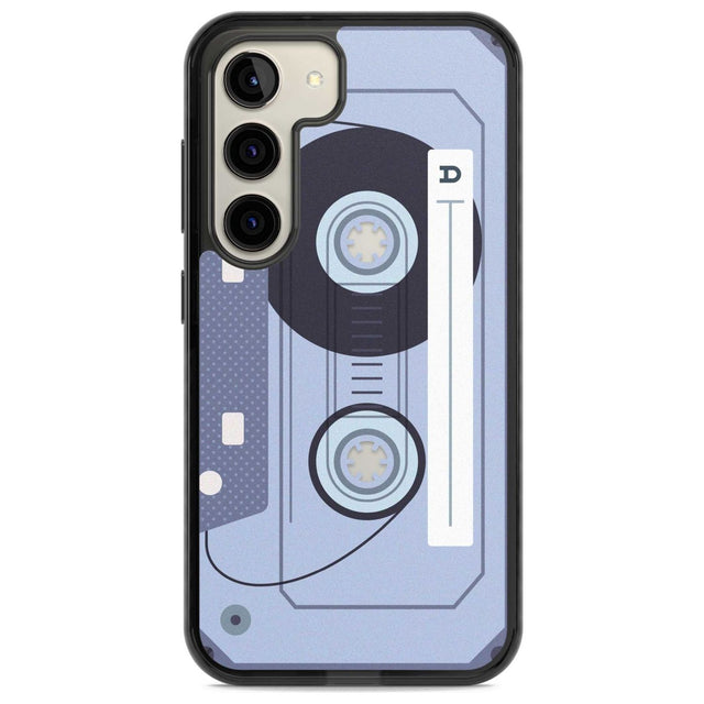 Personalised Industrial Mixtape Custom Phone Case Samsung S22 / Black Impact Case,Samsung S23 / Black Impact Case Blanc Space