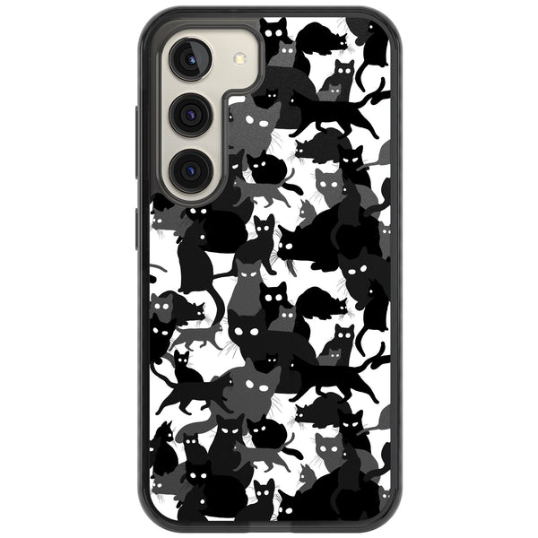 Black & White Cat Camouflage