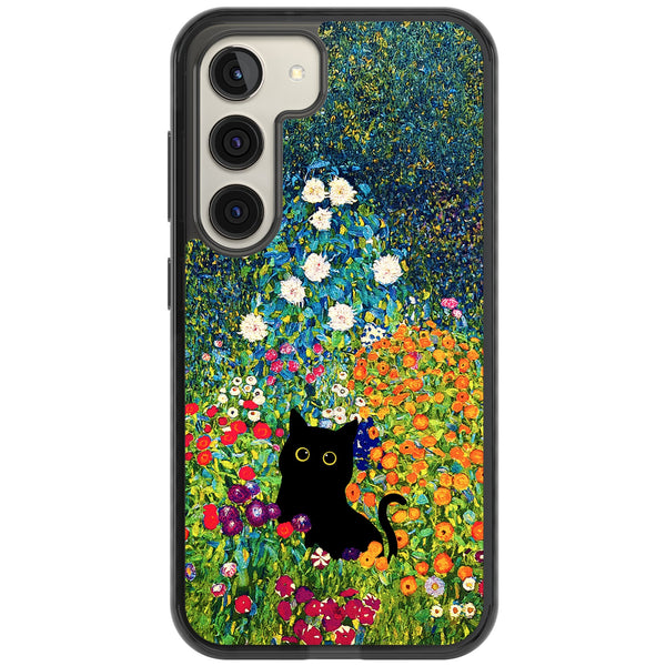 Cat in Klimt's Garden