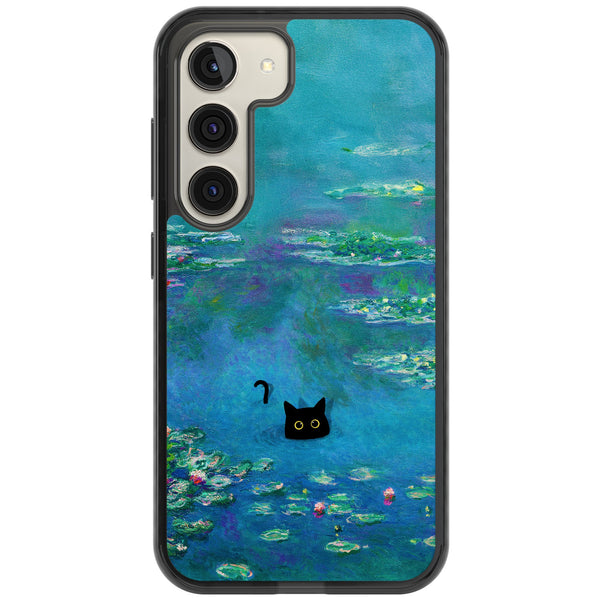 Cat in Monet's Water Lillies