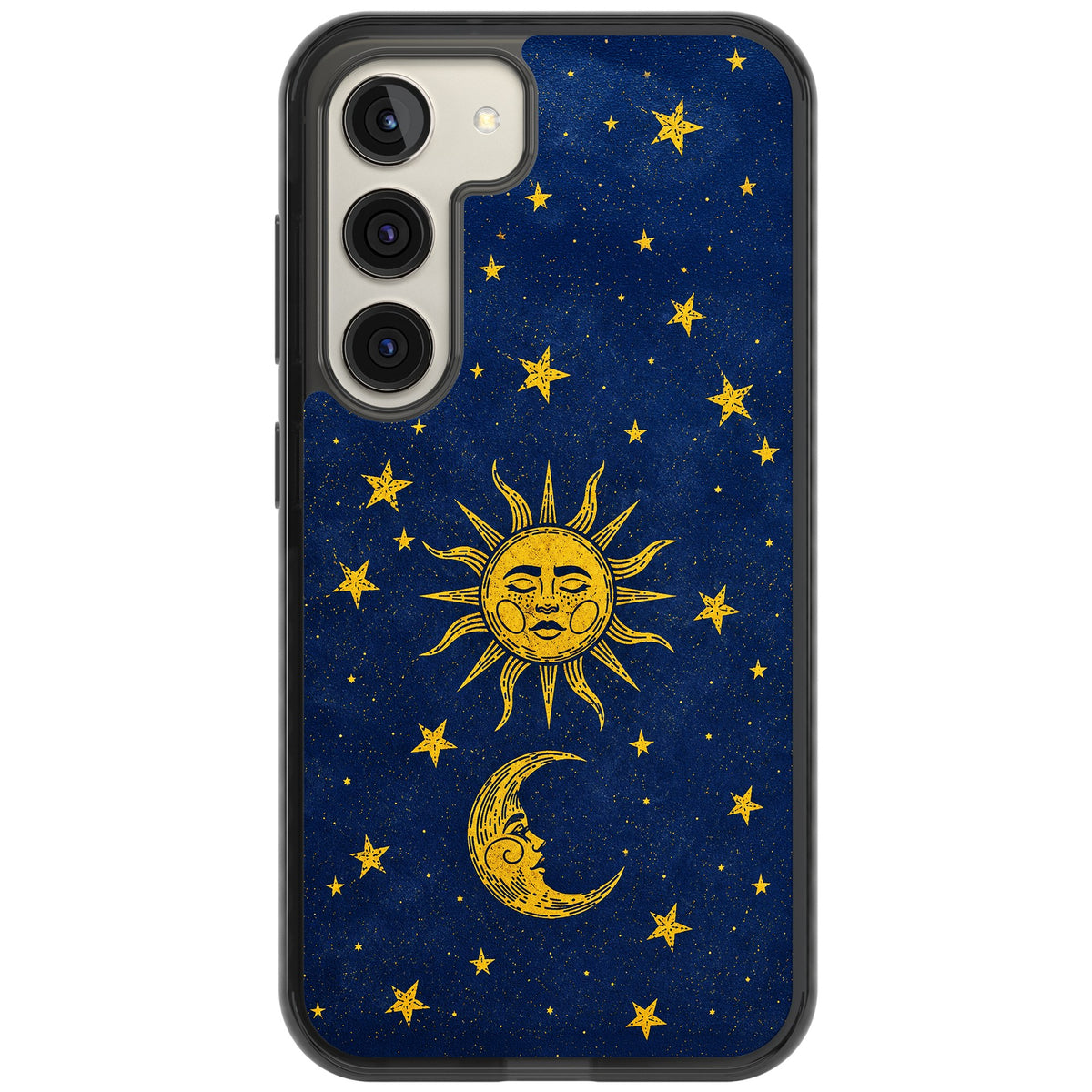 Sun & Moon Reverie Samsung S22 / Samsung S22 Plus / Samsung S23 / Samsung S23 Plus / Samsung S24 / Samsung S24 Plus Impact Black Phone Case front