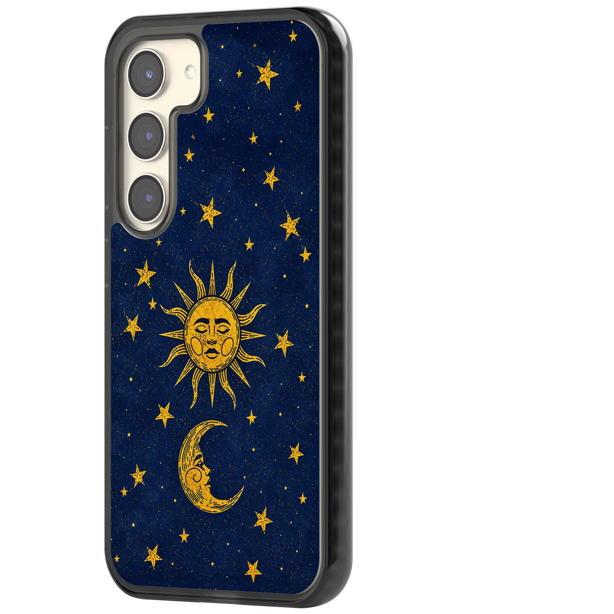 Sun & Moon Reverie Samsung S22 / Samsung S22 Plus / Samsung S23 / Samsung S23 Plus / Samsung S24 / Samsung S24 Plus Impact Black Phone Case side