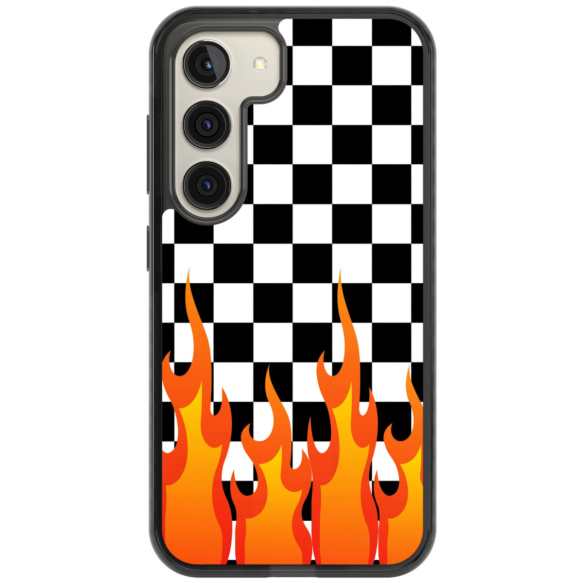 Hot Pursuit Samsung S22 / Samsung S22 Plus / Samsung S23 / Samsung S23 Plus / Samsung S24 / Samsung S24 Plus Impact Black Phone Case front