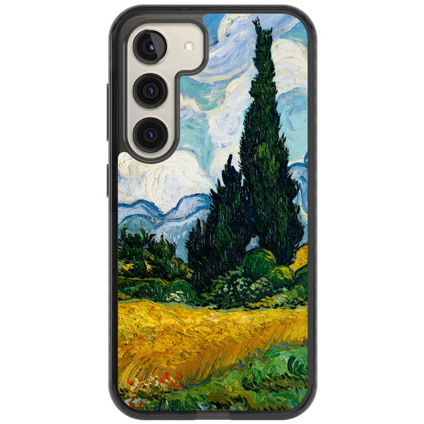 Wheat Field With Cypresses By Vincent Van Gogh