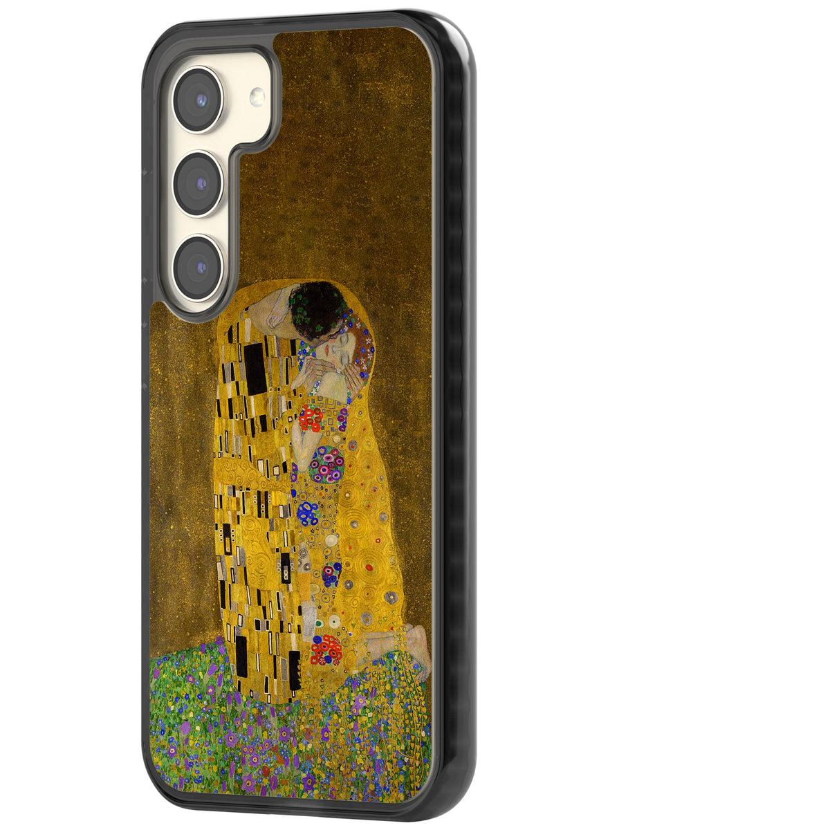 The Kiss Samsung S22 / Samsung S22 Plus / Samsung S23 / Samsung S23 Plus / Samsung S24 / Samsung S24 Plus Impact Black Phone Case side