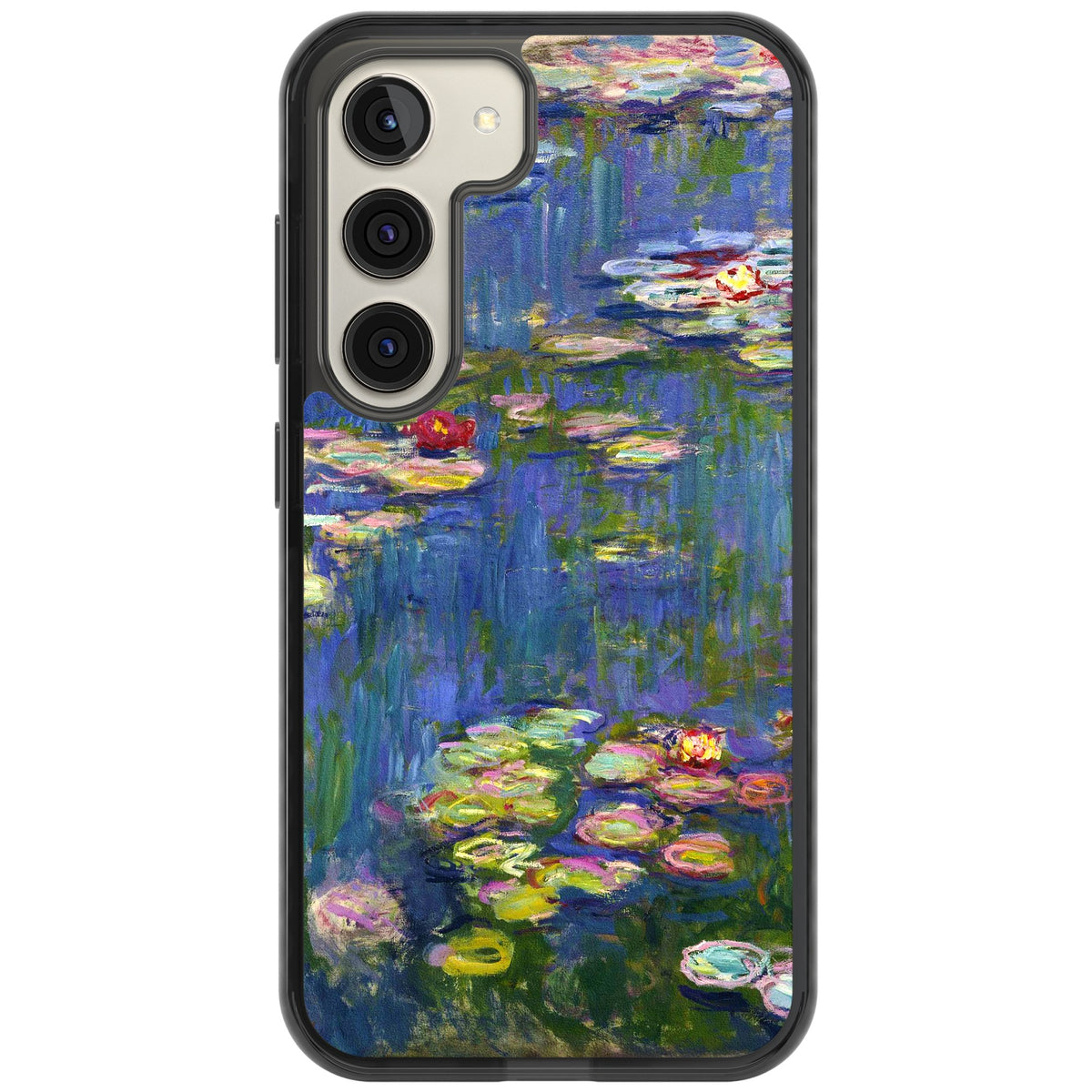 Water Lilies II Samsung S22 / Samsung S22 Plus / Samsung S23 / Samsung S23 Plus / Samsung S24 / Samsung S24 Plus Impact Black Phone Case front