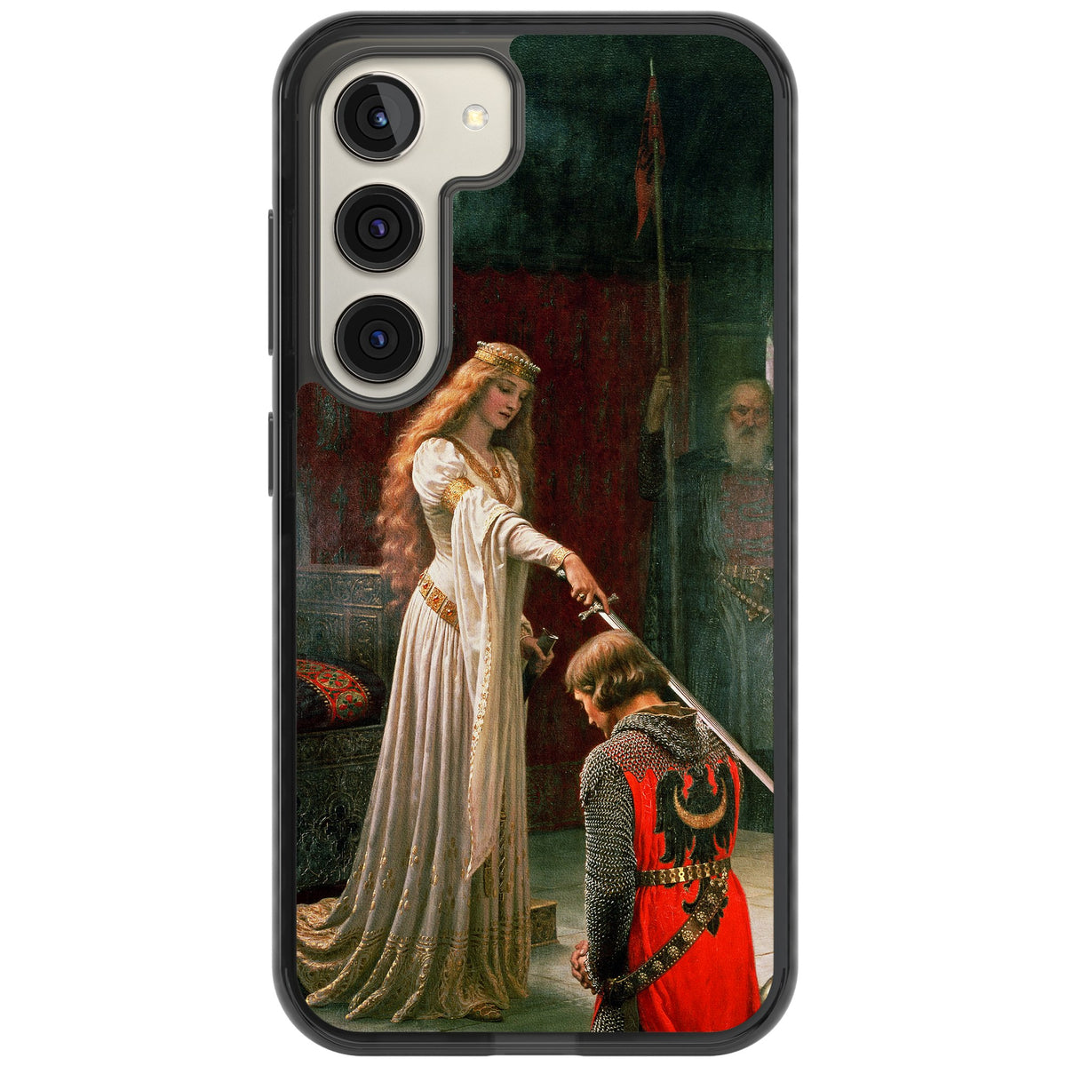 The Accolade Samsung S22 / Samsung S22 Plus / Samsung S23 / Samsung S23 Plus / Samsung S24 / Samsung S24 Plus Impact Black Phone Case front