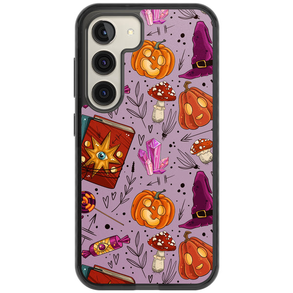 Witchy Cartoon Halloween Pattern