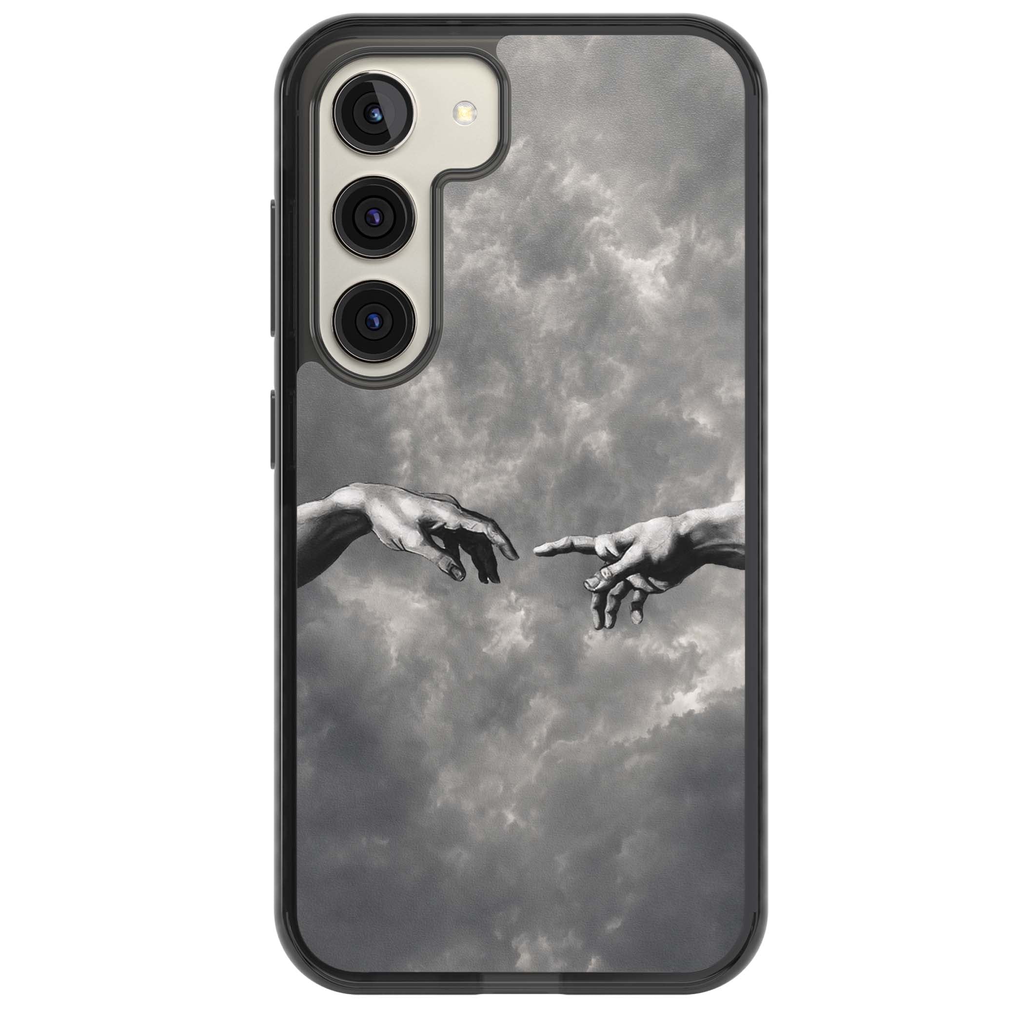 Creation art iPhone case | Black Impact case for Samsung Galaxy S24, Samsung Galaxy S23, Samsung Galaxy S22