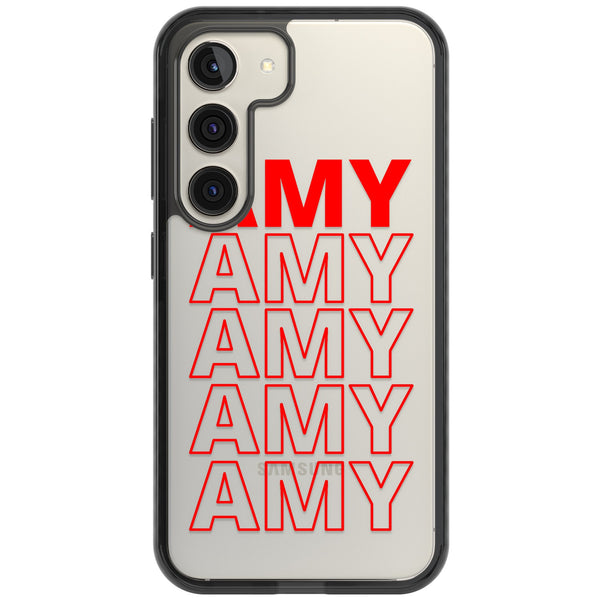 Personalised Bold Name Repeat
