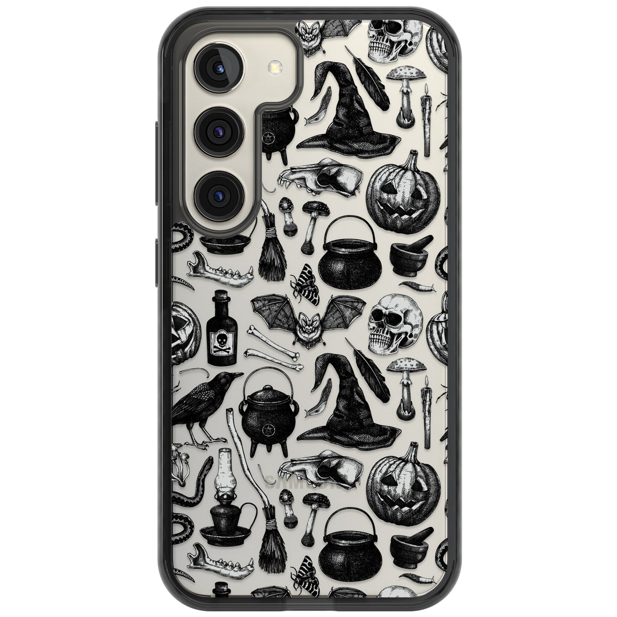 Dark Witchy Samsung S22 / Samsung S22 Plus / Samsung S23 / Samsung S23 Plus / Samsung S24 / Samsung S24 Plus Impact Black Phone Case front