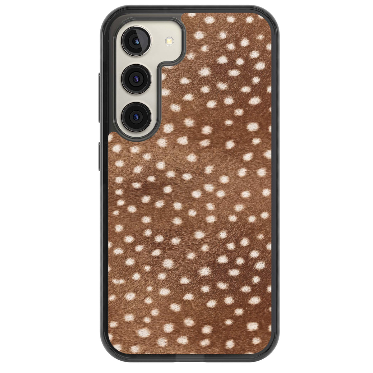 Deer Print animals iPhone case | Black Impact case for Samsung Galaxy S24, Samsung Galaxy S23, Samsung Galaxy S22