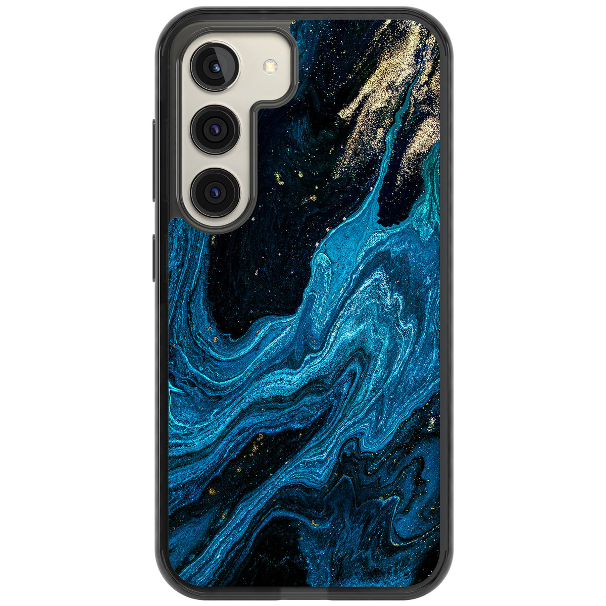 Saphire Lagoon Samsung S22 / Samsung S22 Plus / Samsung S23 / Samsung S23 Plus / Samsung S24 / Samsung S24 Plus Impact Black Phone Case front